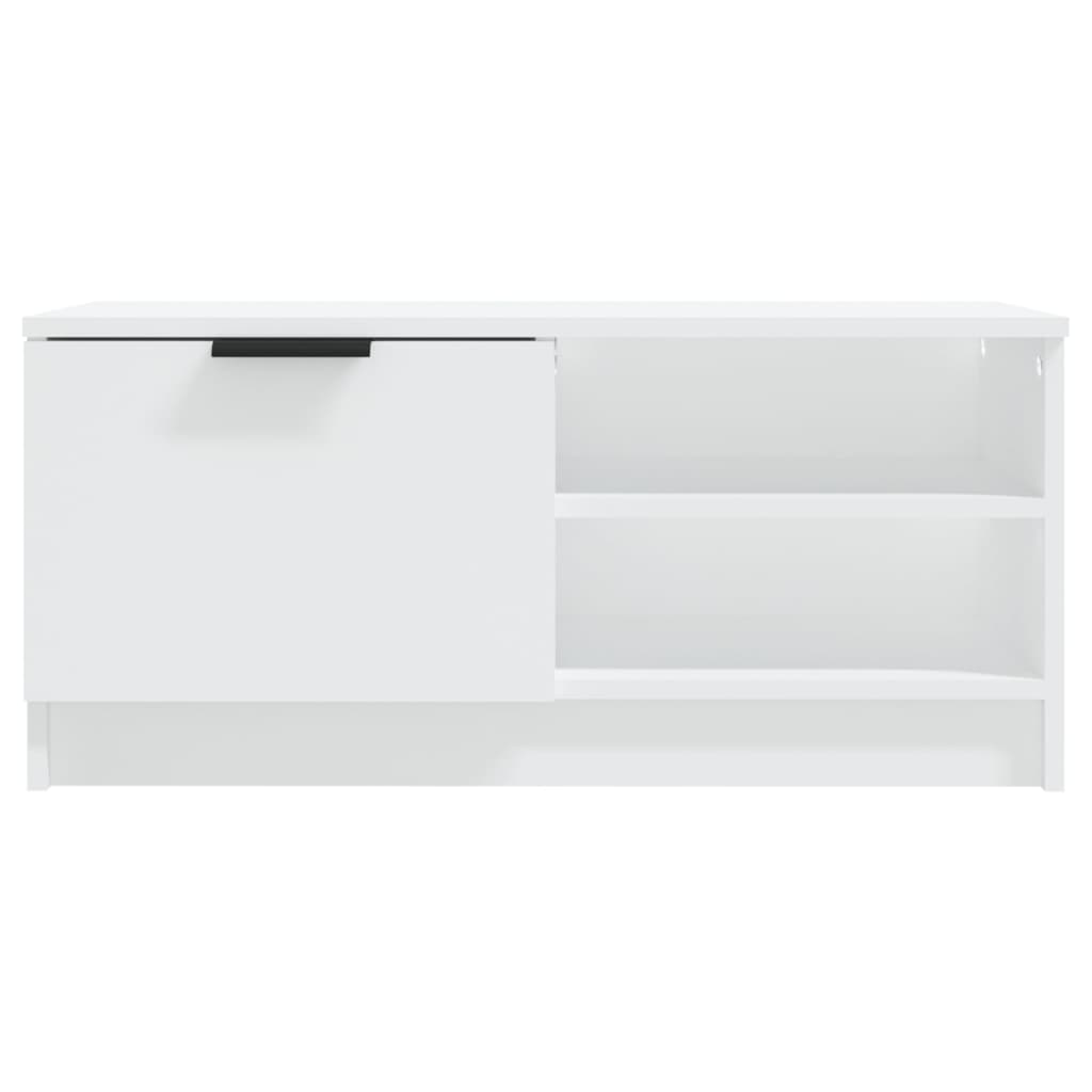 Tv-Meubelen 2 St 80X35X36,5 Cm Bewerkt Hout Wit