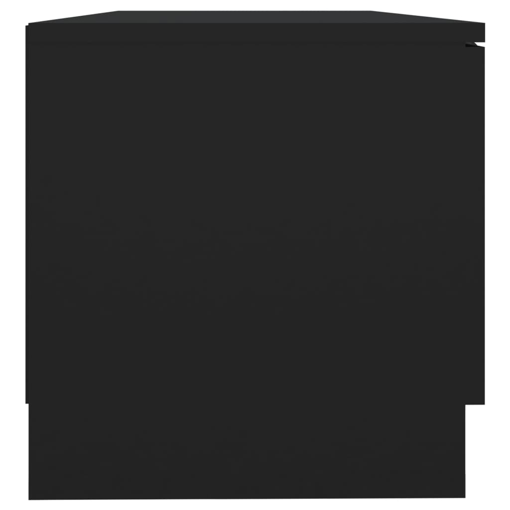 Tv-Meubelen 2 St 80X35X36,5 Cm Bewerkt Hout Zwart