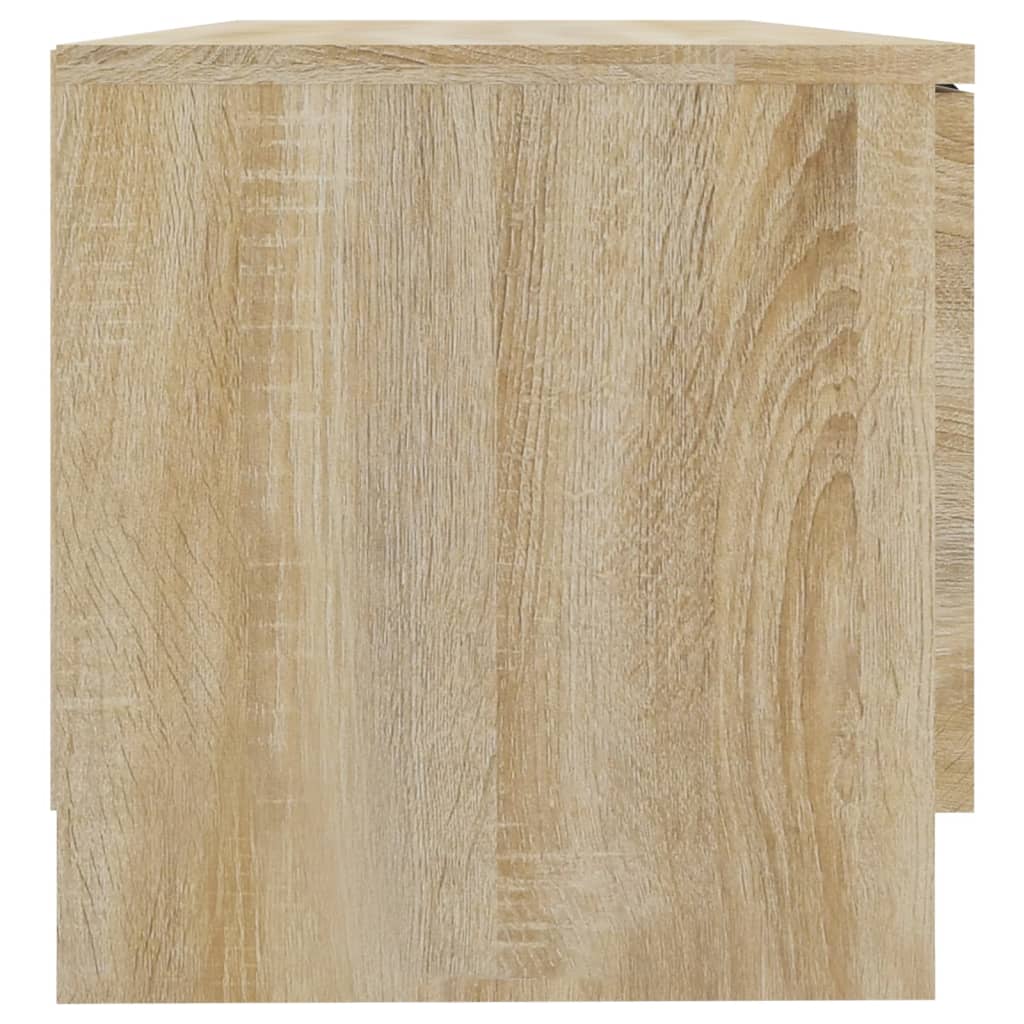 Tv-Meubelen 2 St 80X35X36,5 Cm Bewerkt Hout Sonoma Eikenkleurig