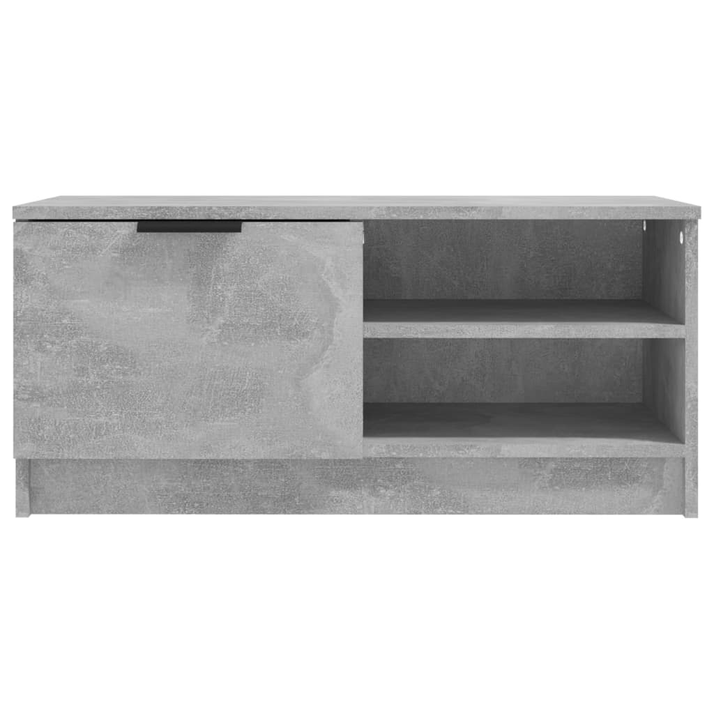 Tv-Meubelen 2 St 80X35X36,5 Cm Bewerkt Hout Betongrijs