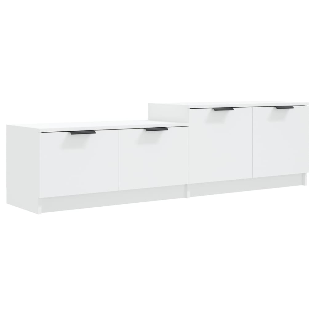 Tv-Meubel 158,5X36X45 Cm Bewerkt Hout Wit