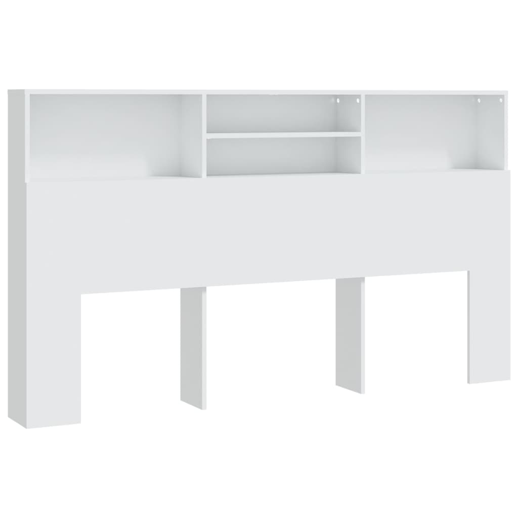 Hoofdbordkast 180X19X103,5 Cm Wit