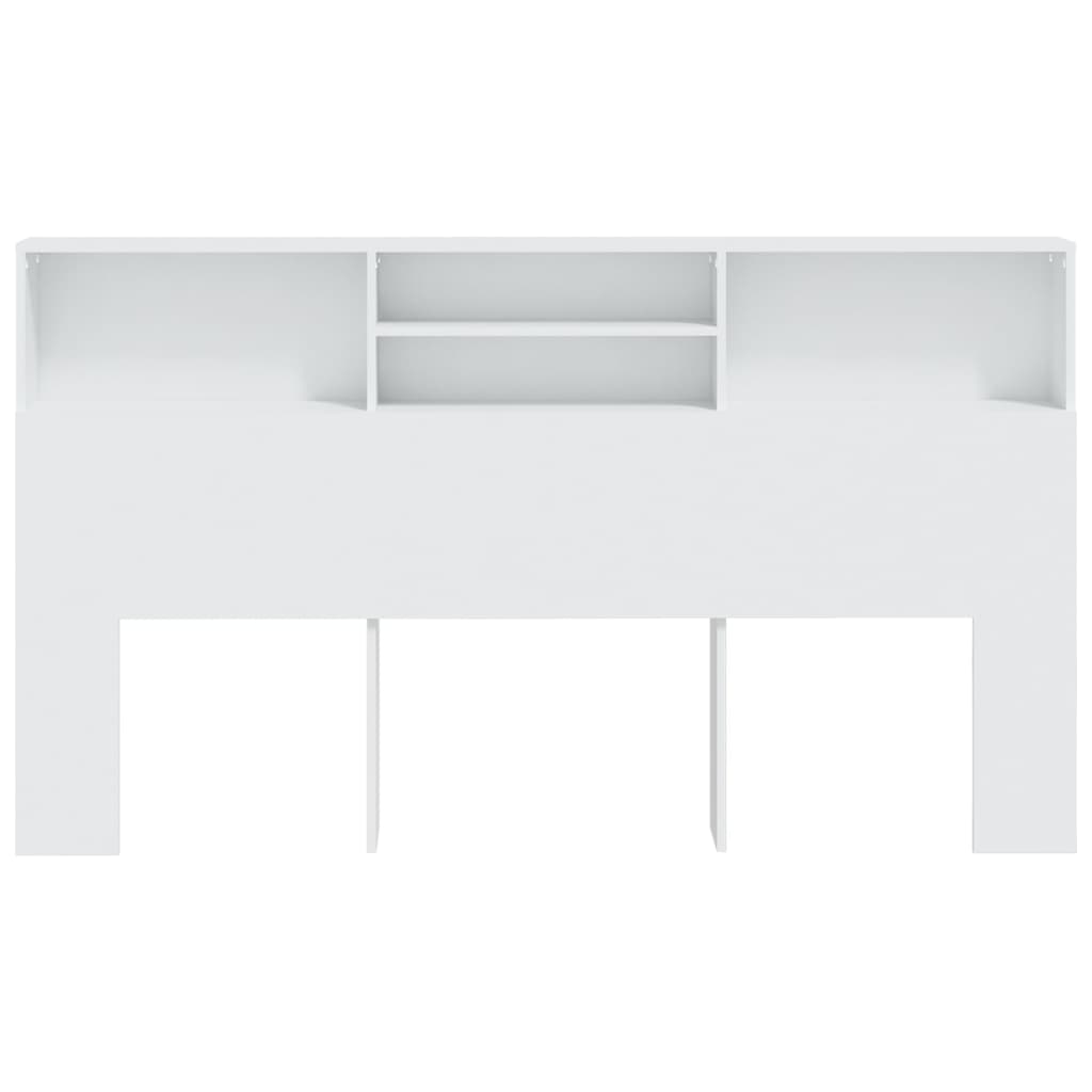 Hoofdbordkast 180X19X103,5 Cm Wit