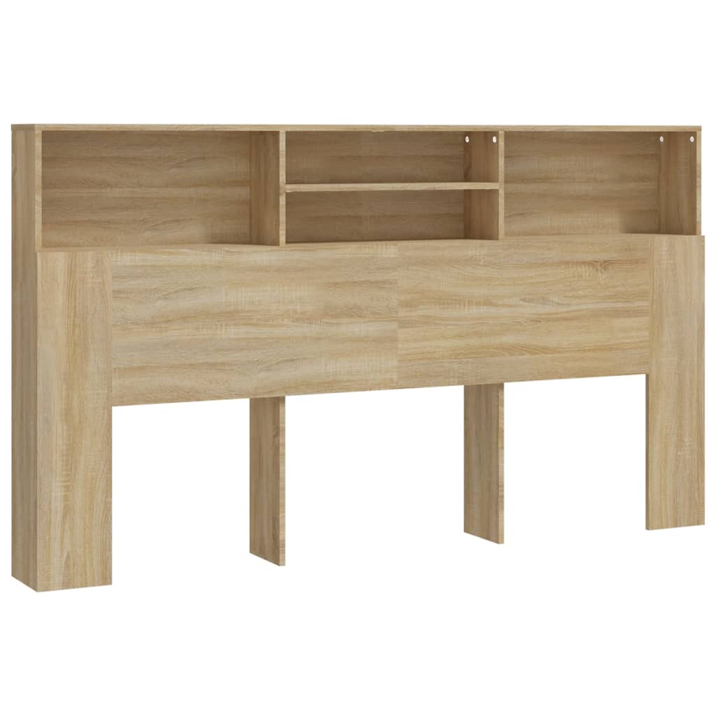Hoofdbordkast 180X19X103,5 Cm Sonoma Eikenkleurig