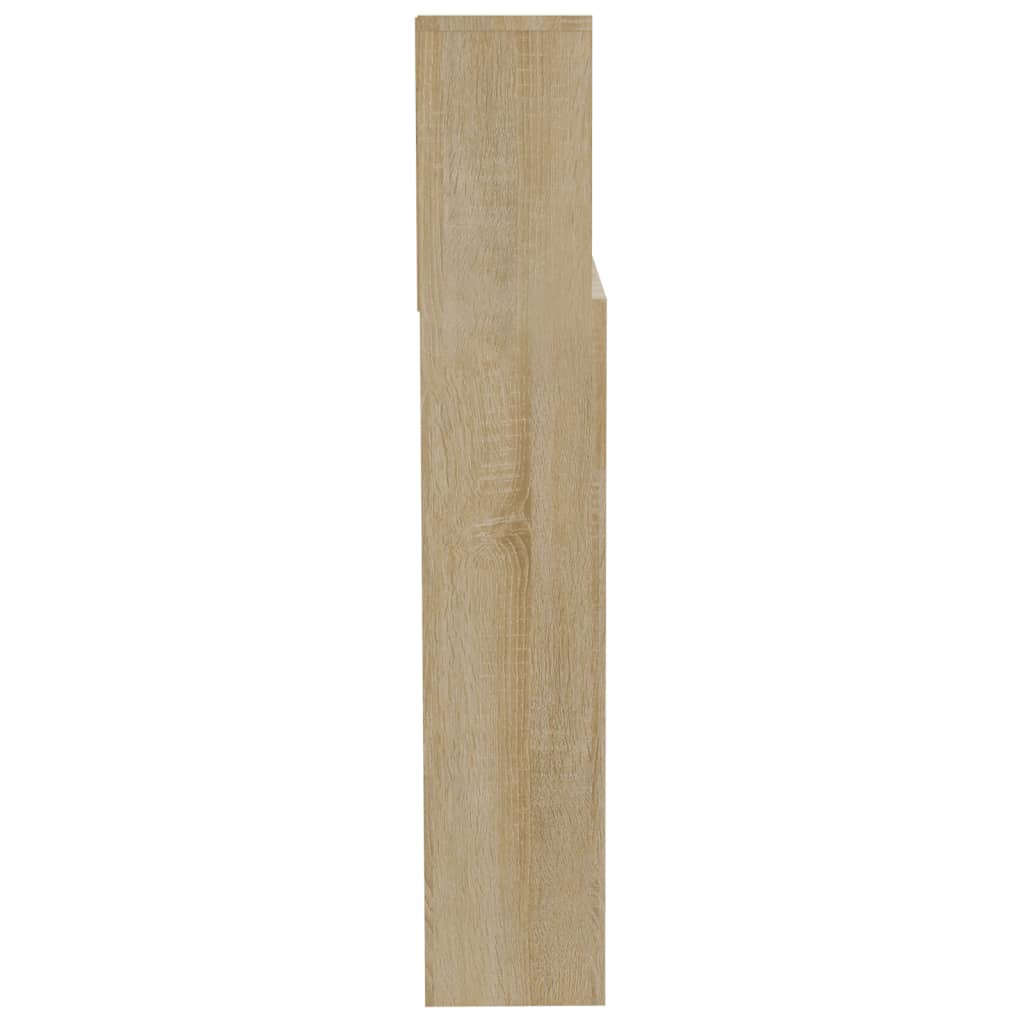 Hoofdbordkast 200X19X103,5 Cm Sonoma Eikenkleurig