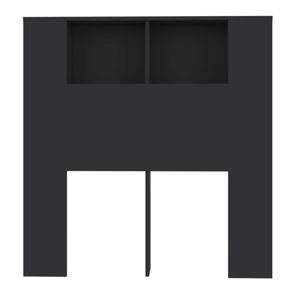 Hoofdbordkast 100X18,5X104,5 Cm Zwart