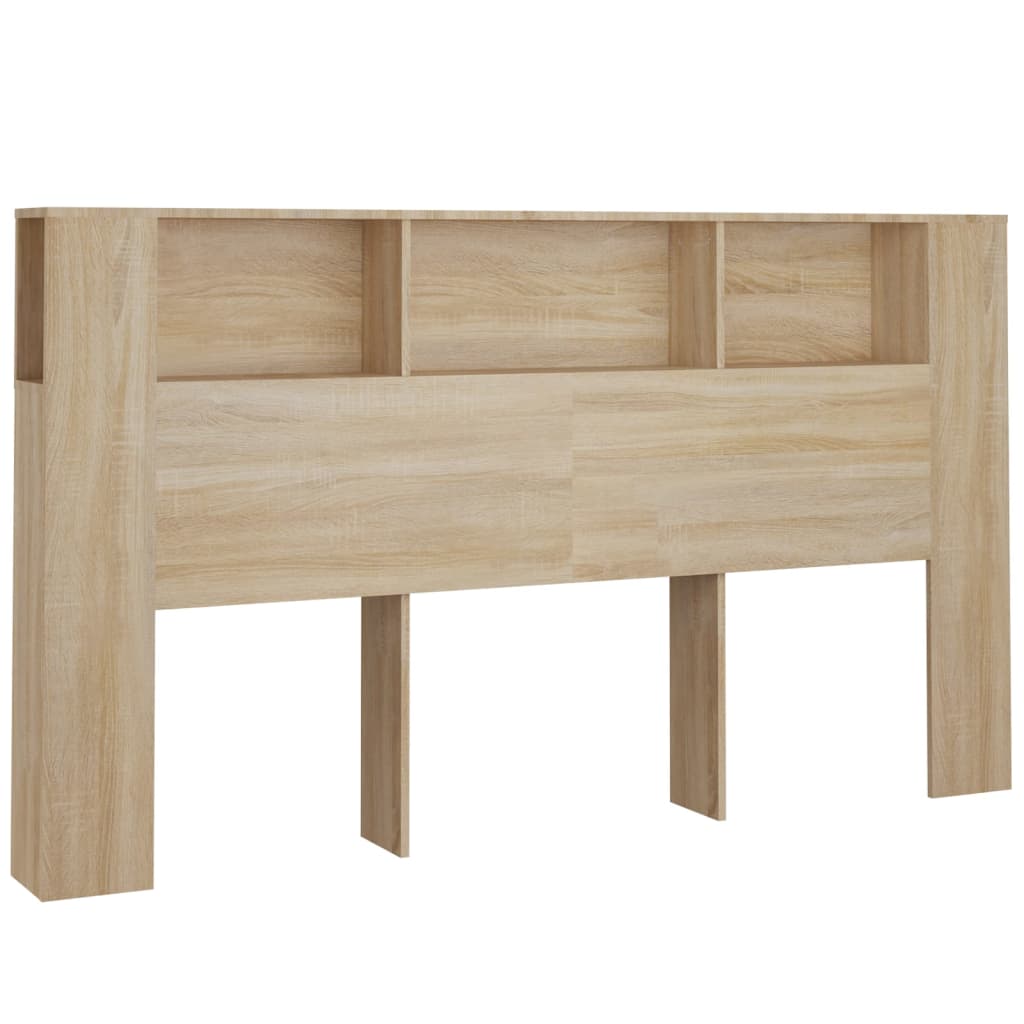 Hoofdbordkast 180X18,5X104,5 Cm Sonoma Eikenkleurig