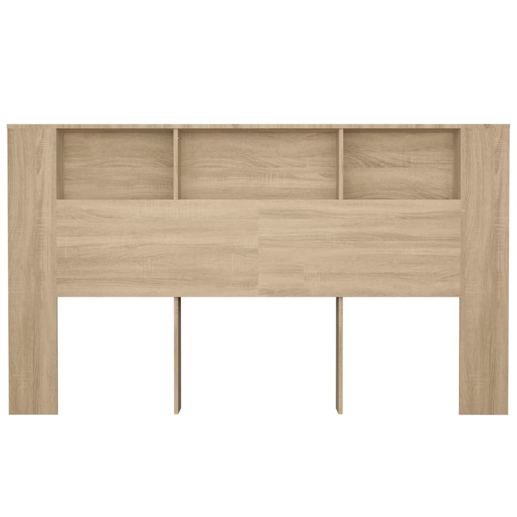 Hoofdbordkast 180X18,5X104,5 Cm Sonoma Eikenkleurig