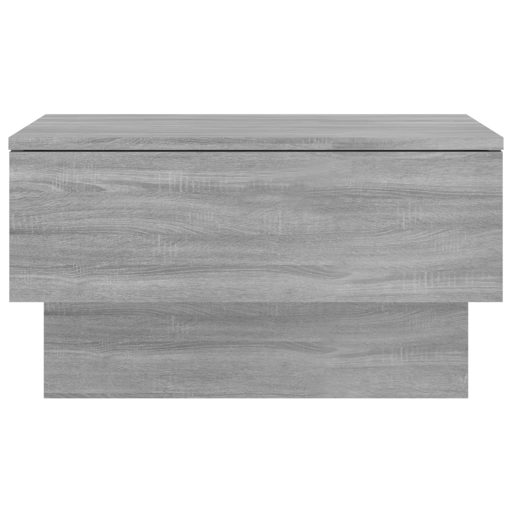 Wandnachtkastjes 2 St Bewerkt Hout Grijs Sonoma Eikenkleurig