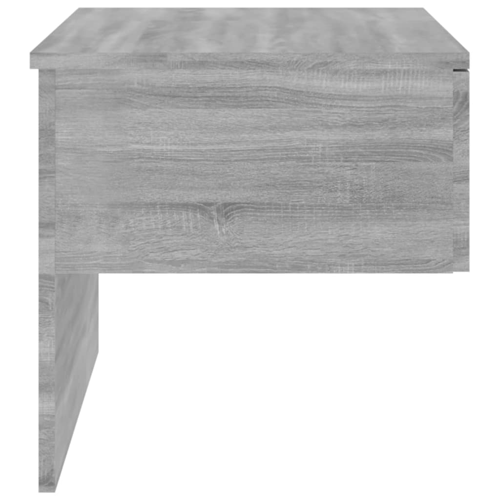 Wandnachtkastjes 2 St Bewerkt Hout Grijs Sonoma Eikenkleurig