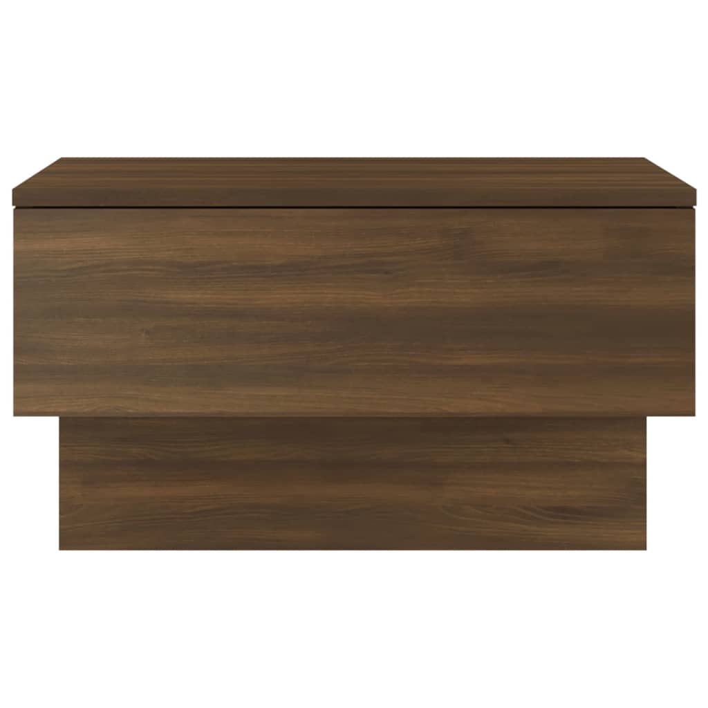 Wandnachtkastje Bewerkt Hout Bruineikenkleurig