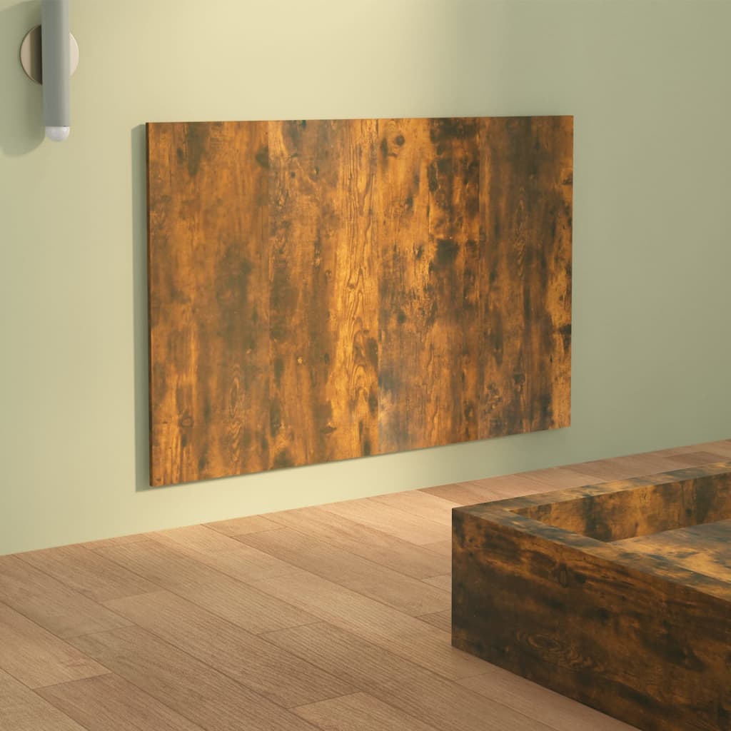 Hoofdbord 120X1,5X80 Cm Bewerkt Hout Gerookt Eikenkleurig