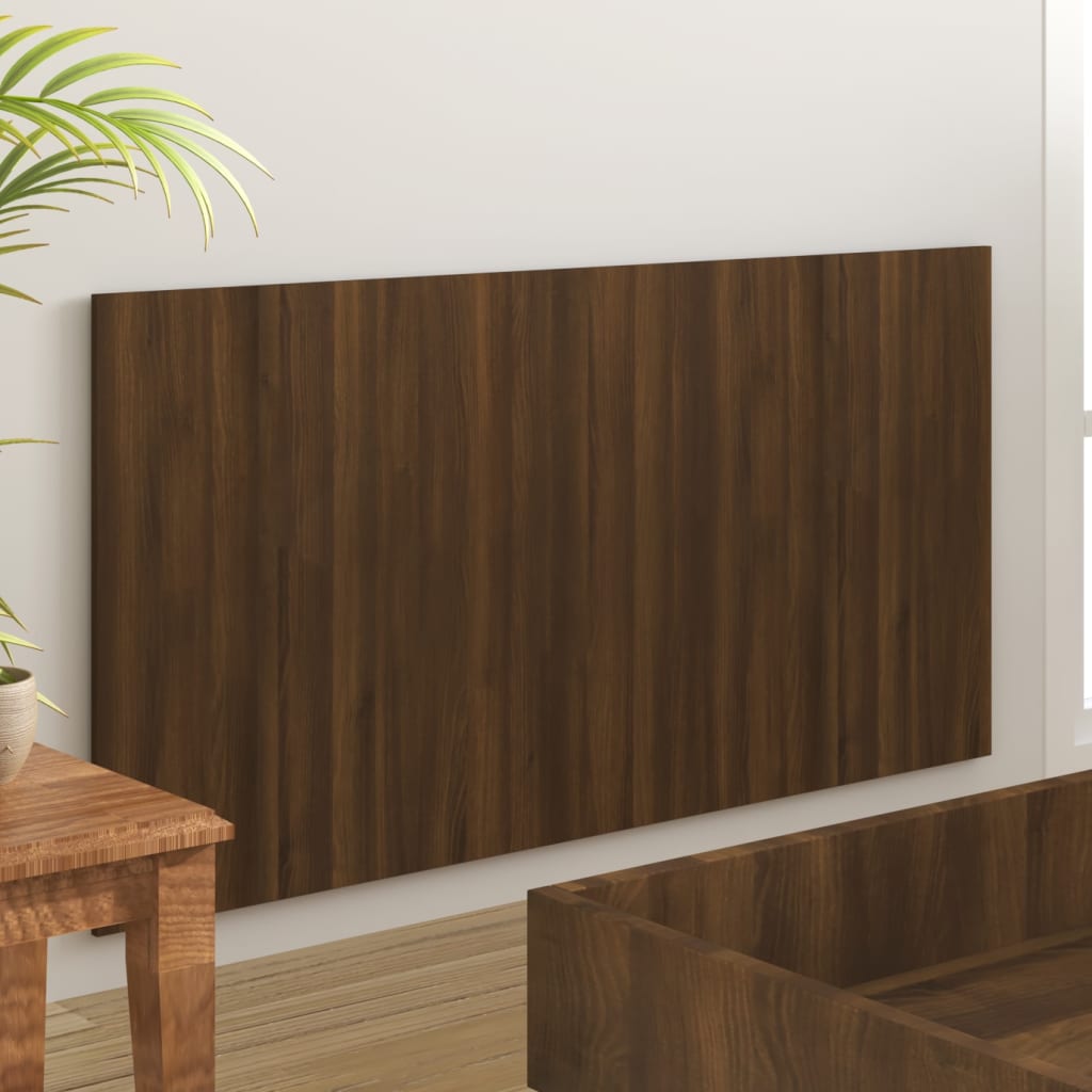 Hoofdbord 160X1,5X80 Cm Bewerkt Hout Bruineikenkleurig