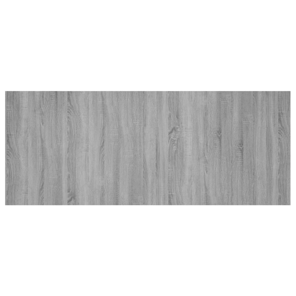 Hoofdbord 200X1,5X80 Cm Bewerkt Hout Grijs Sonoma Eikenkleurig