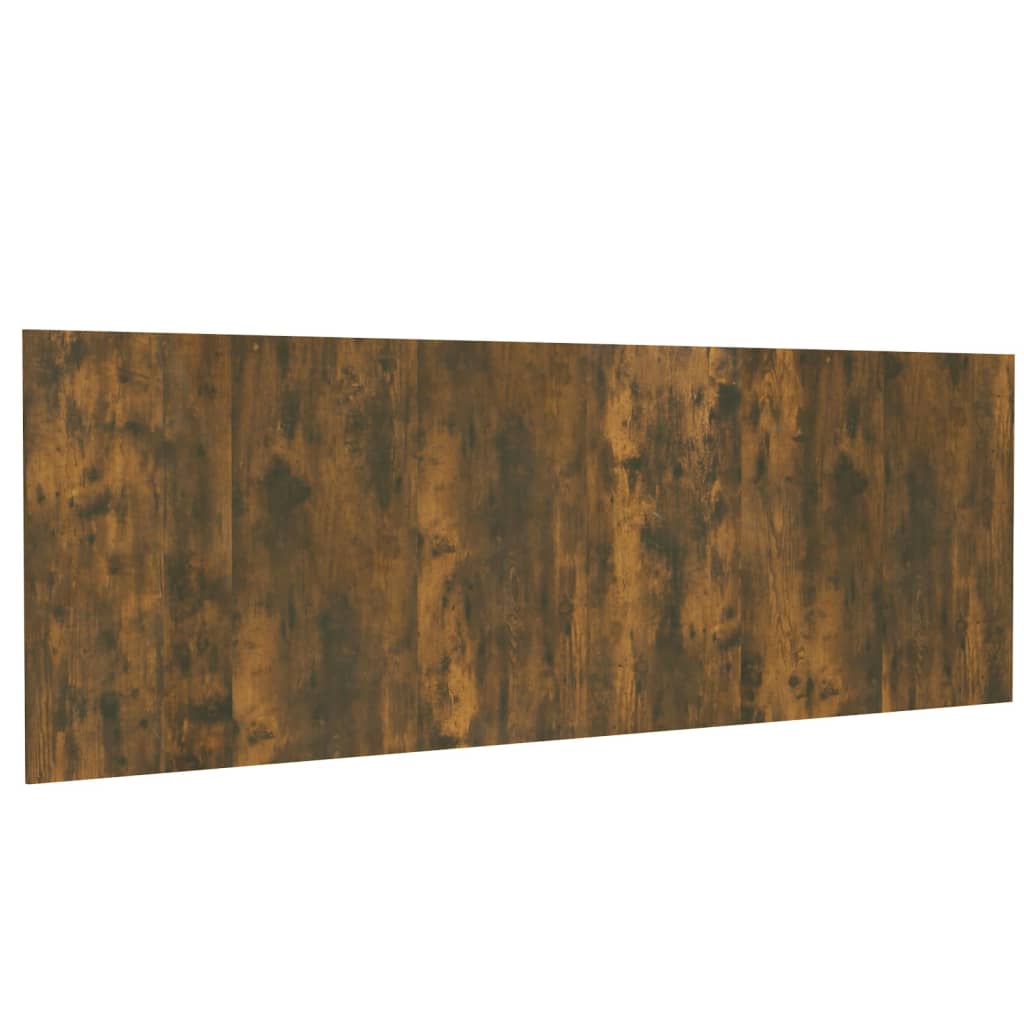 Hoofdbord Wandmodel 240X1,5X80 Cm Bewerkt Hout Gerookt Eiken