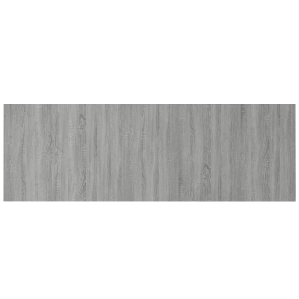 Hoofdbord Wandmodel 240X1,5X80 Cm Bewerkt Hout Grijs Sonoma