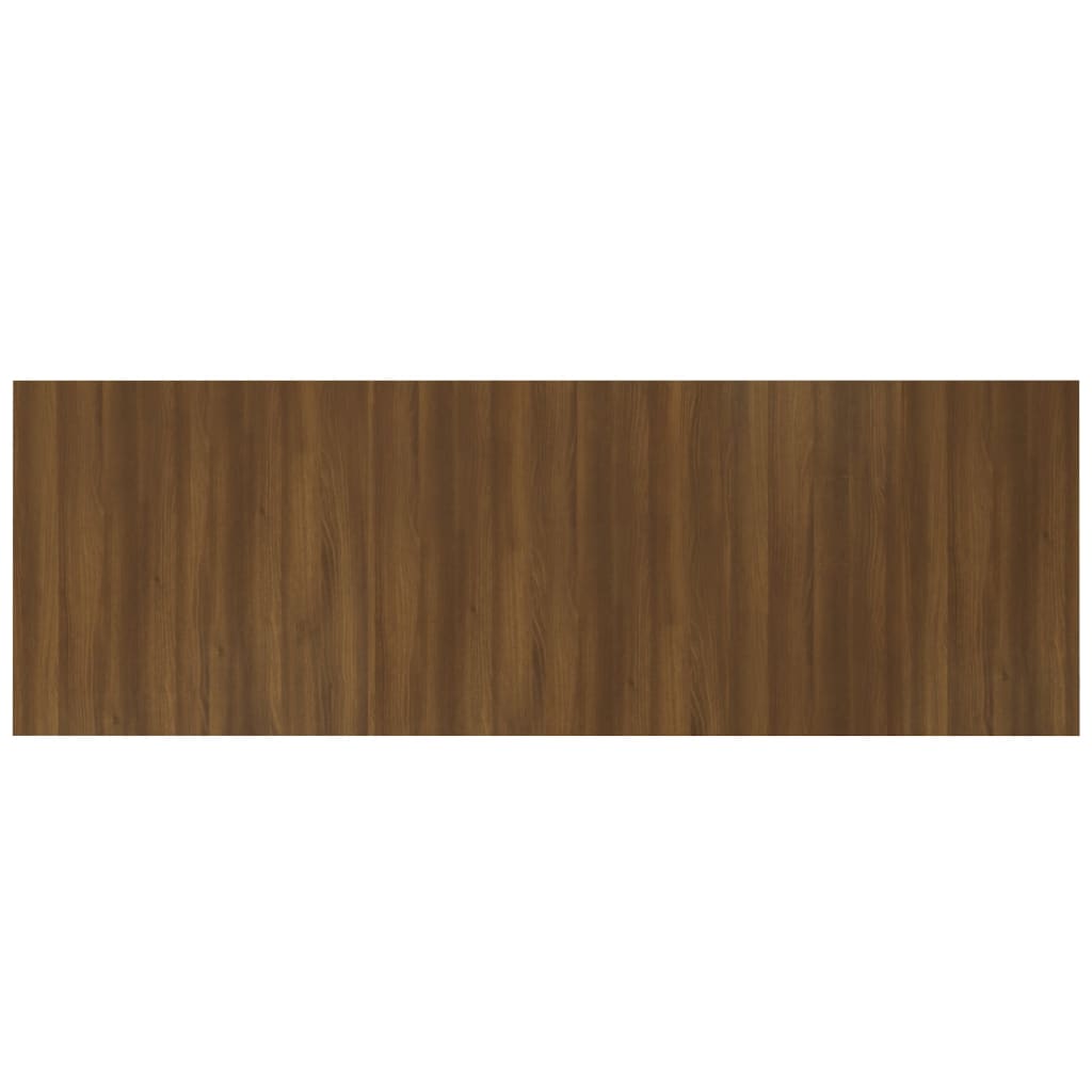 Hoofdbord Wandmodel 240X1,5X80 Cm Bewerkt Hout Bruineikenkleur
