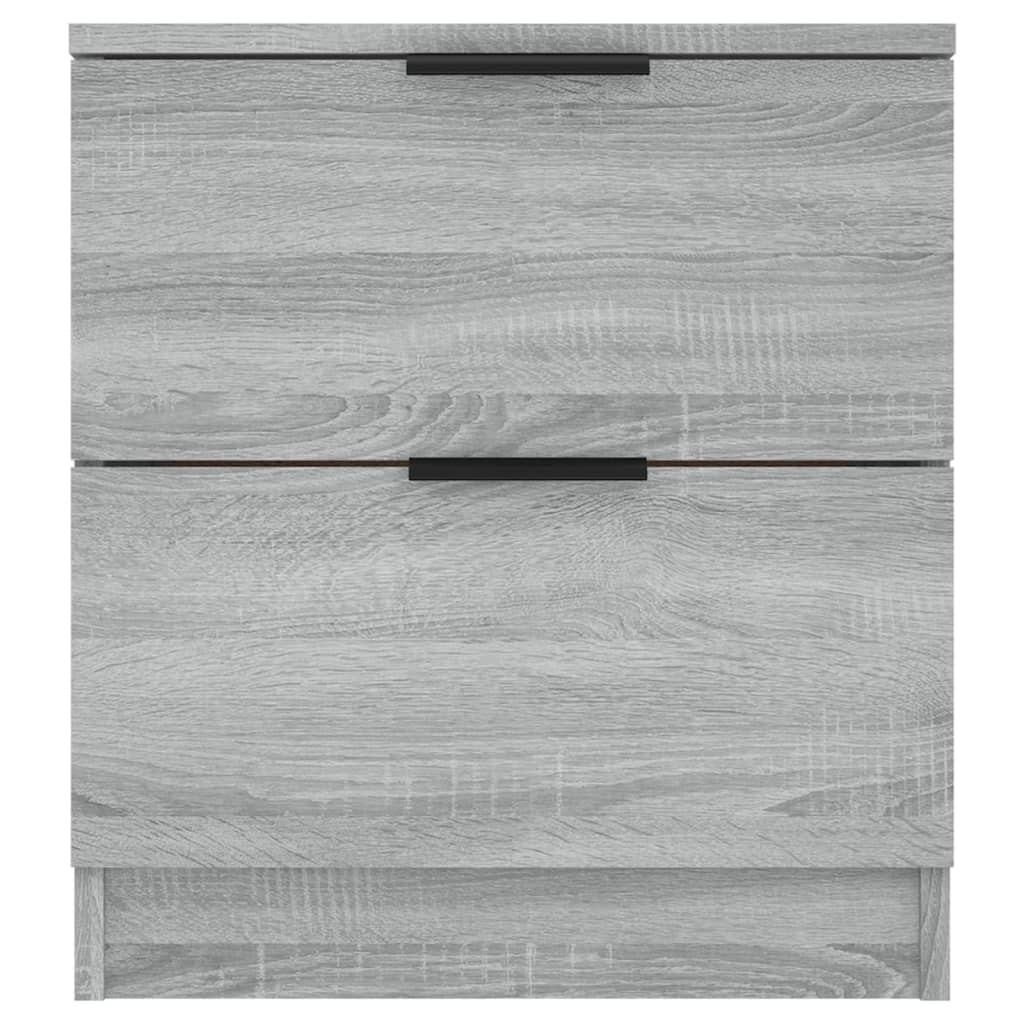 Nachtkastje Bewerkt Hout Grijs Sonoma Eikenkleurig
