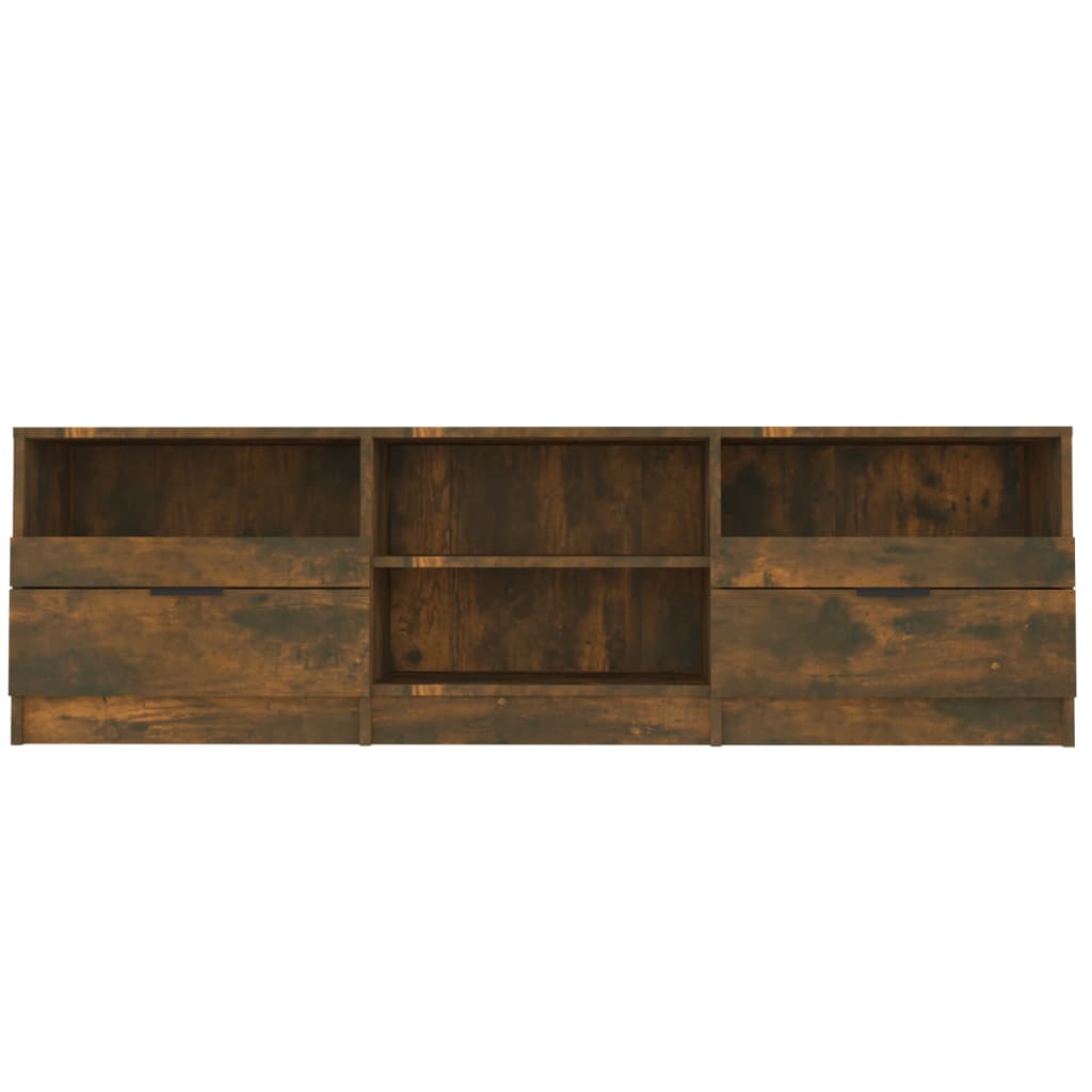 Tv-Meubel 150X33,5X45 Cm Bewerkt Hout Gerookt Eikenkleurig