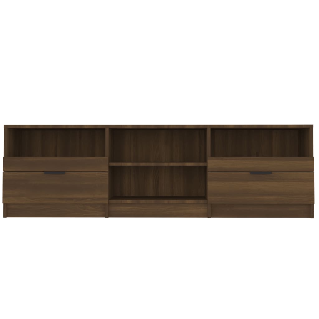 Tv-Meubel 150X33,5X45 Cm Bewerkt Hout Bruineikenkleurig