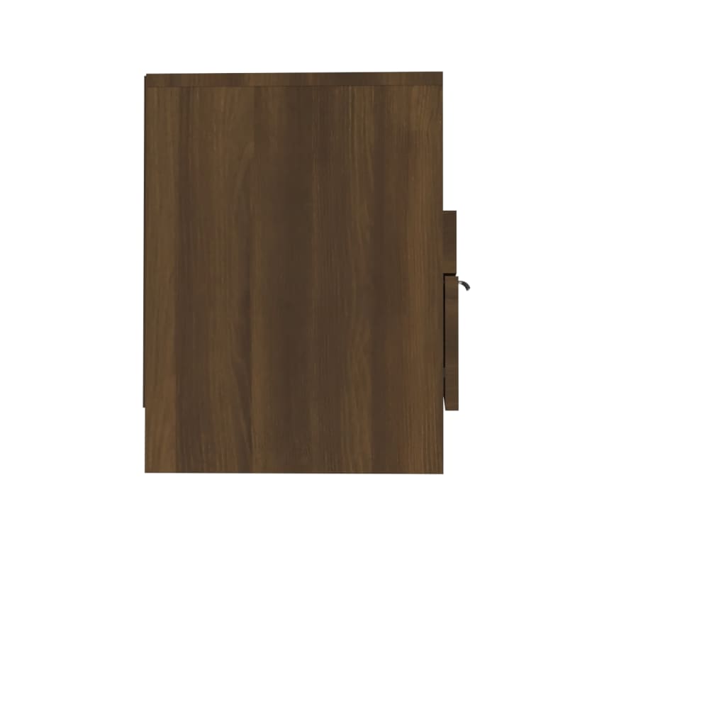Tv-Meubel 150X33,5X45 Cm Bewerkt Hout Bruineikenkleurig