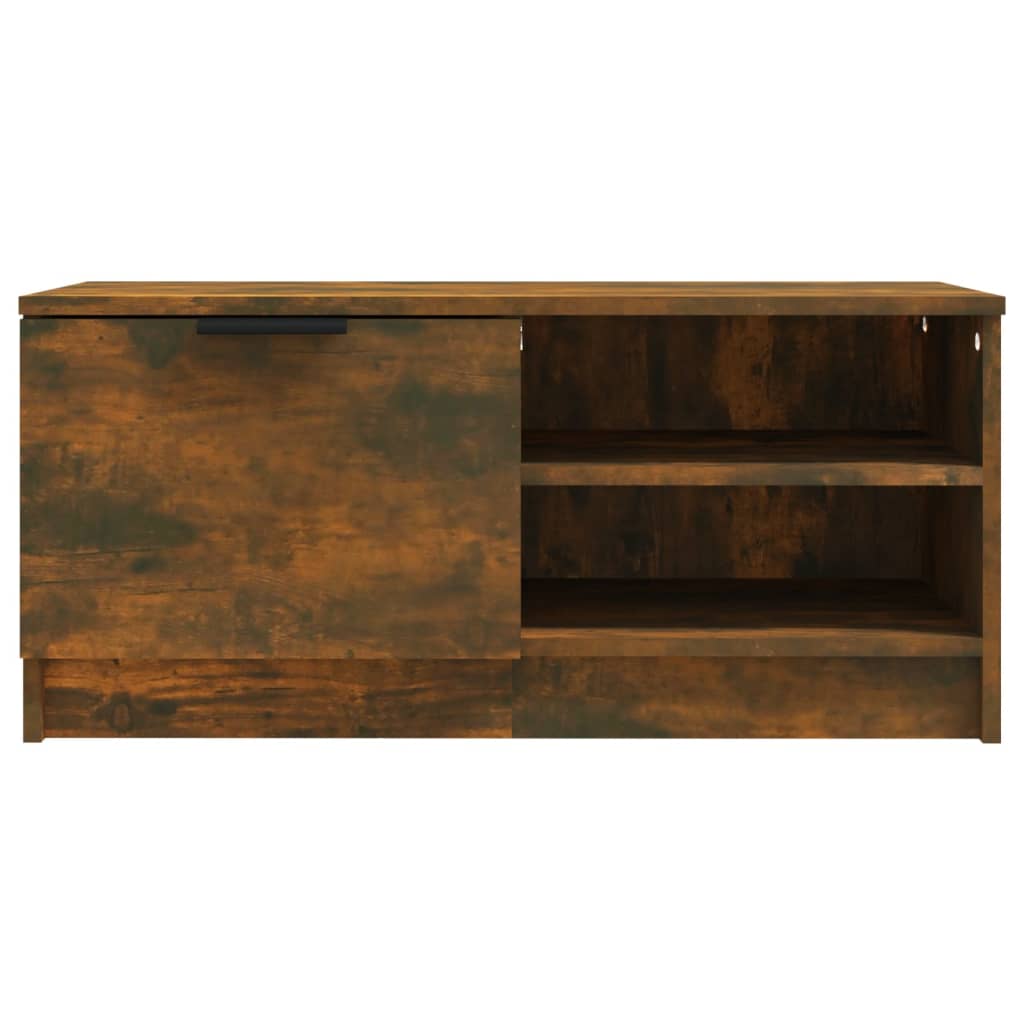 Tv-Meubelen 2 St 80X35X36,5 Cm Bewerkt Hout Gerookt Eikenkleur