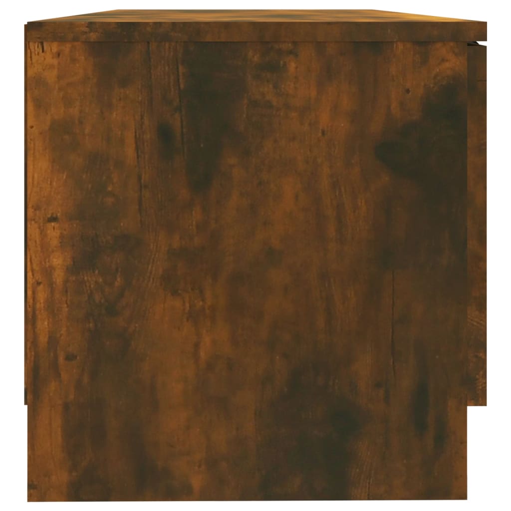 Tv-Meubelen 2 St 80X35X36,5 Cm Bewerkt Hout Gerookt Eikenkleur