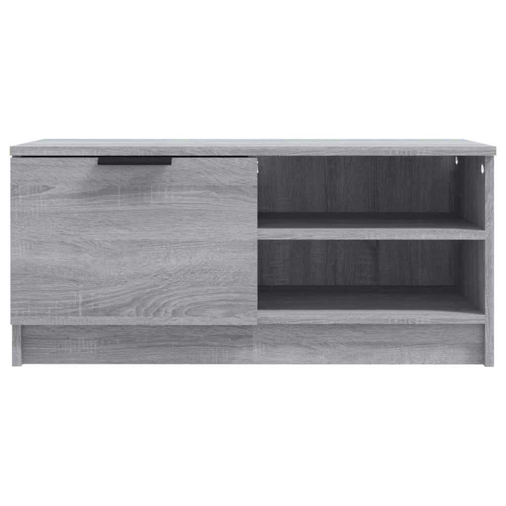 Tv-Meubelen 2 St 80X35X36,5 Cm Bewerkt Hout Grijs Sonoma Eiken