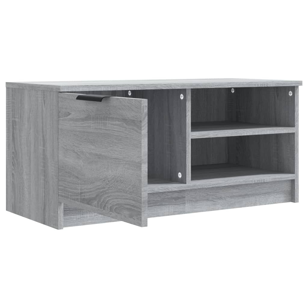 Tv-Meubelen 2 St 80X35X36,5 Cm Bewerkt Hout Grijs Sonoma Eiken