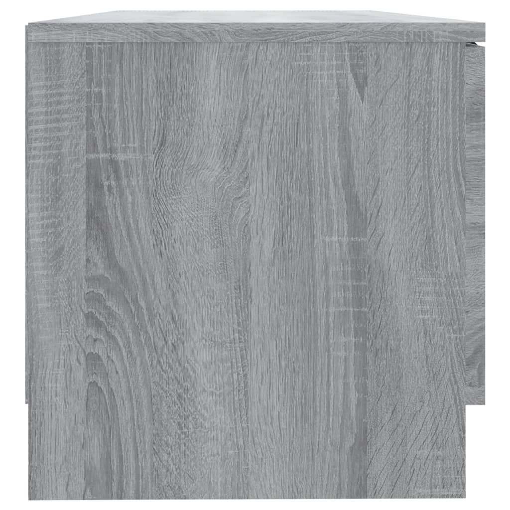 Tv-Meubelen 2 St 80X35X36,5 Cm Bewerkt Hout Grijs Sonoma Eiken
