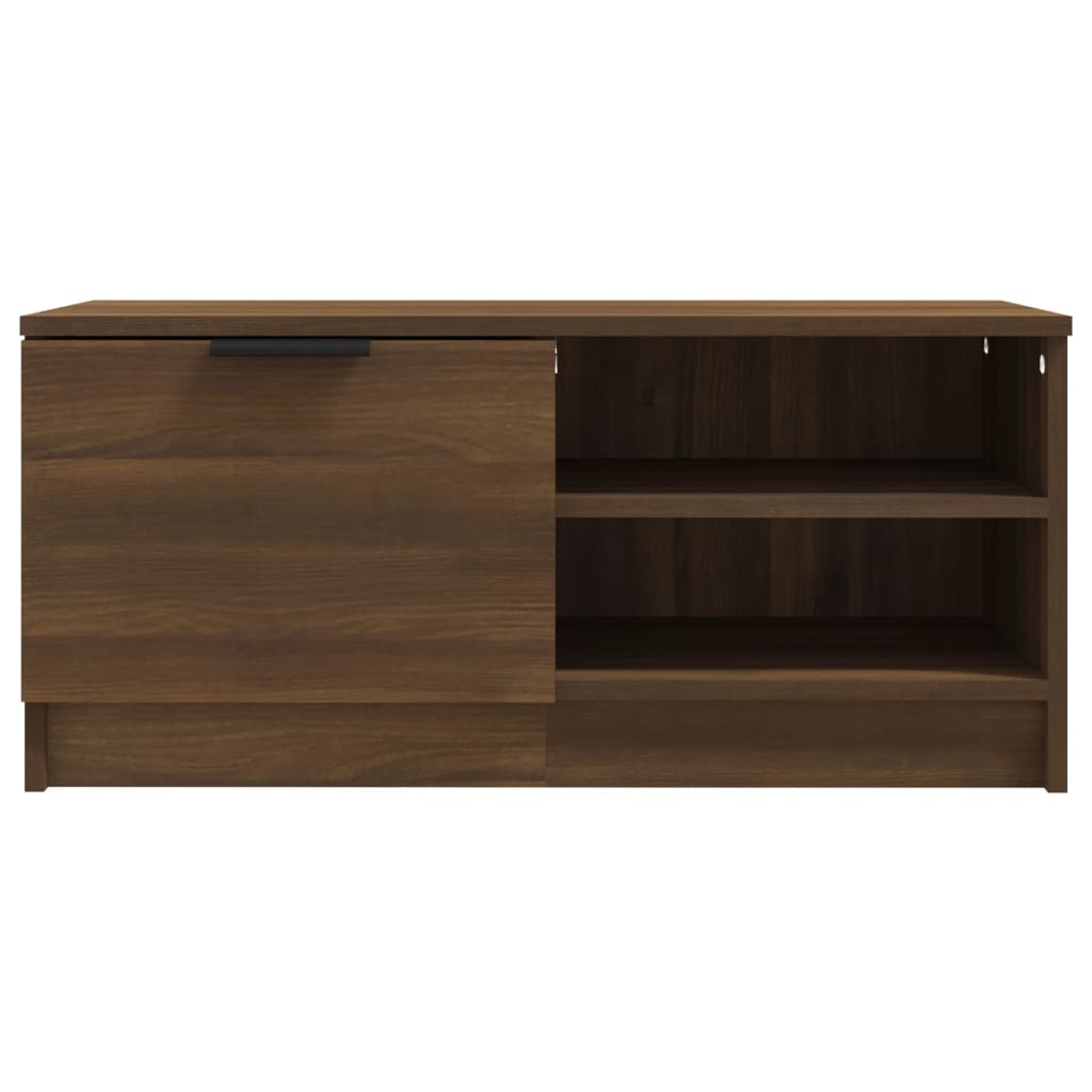 Tv-Meubelen 2 St 80X35X36,5 Cm Bewerkt Hout Bruineikenkleurig