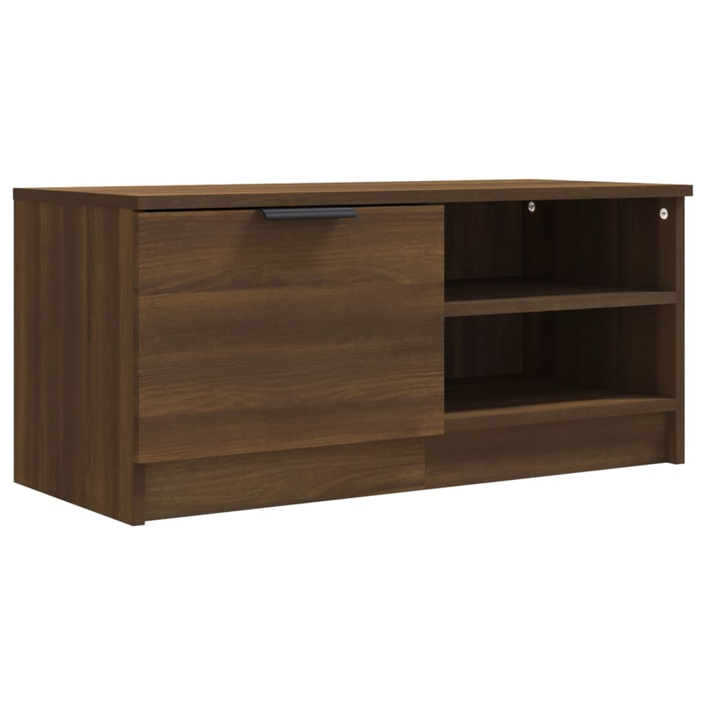 Tv-Meubelen 2 St 80X35X36,5 Cm Bewerkt Hout Bruineikenkleurig