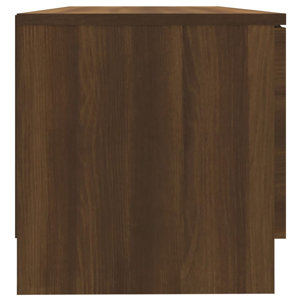 Tv-Meubelen 2 St 80X35X36,5 Cm Bewerkt Hout Bruineikenkleurig