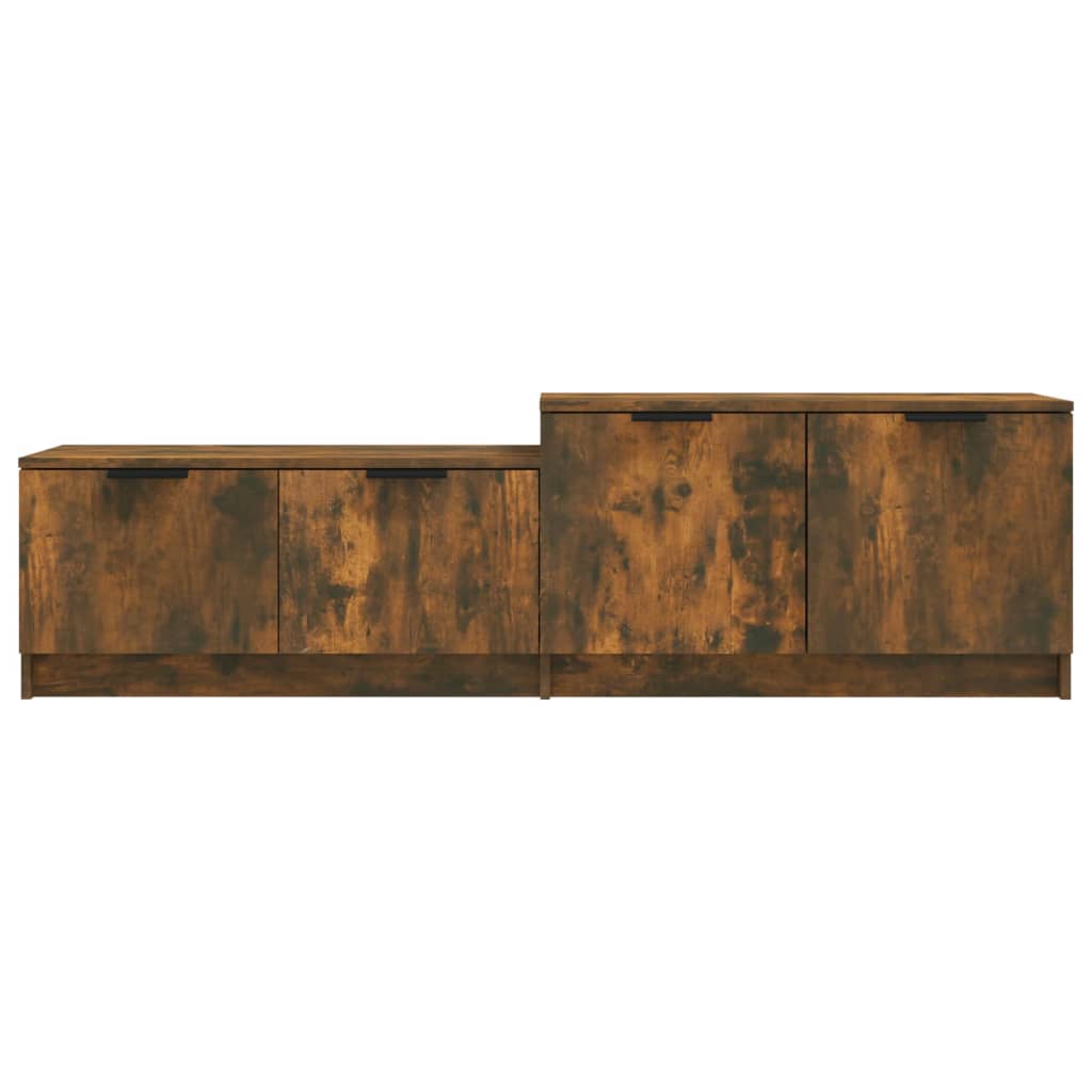 Tv-Meubel 158,5X36X45 Cm Bewerkt Hout Gerookt Eikenkleurig