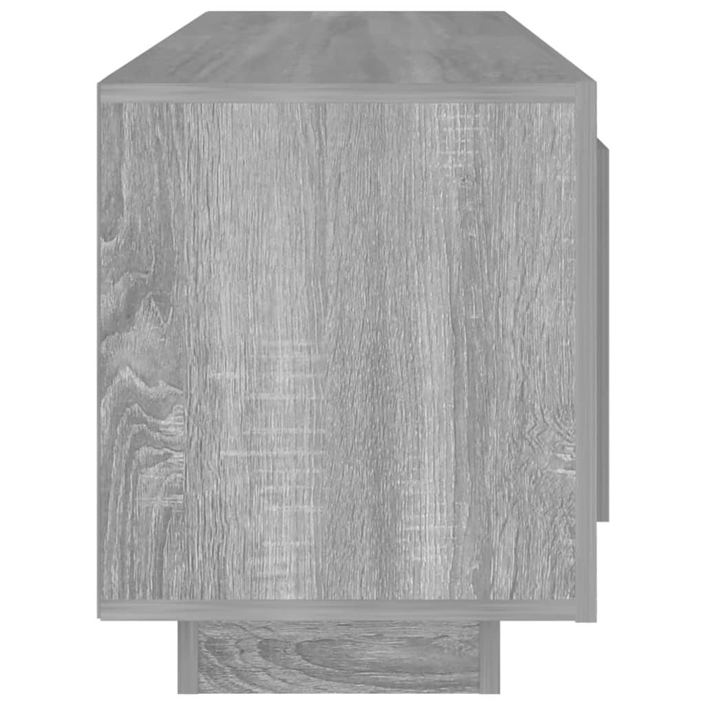 Tv-Meubel 102X35X45 Cm Bewerkt Hout Grijs Sonoma Eikenkleurig