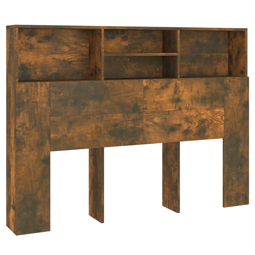 Hoofdbordkast 140X19X103,5 Cm Gerookt Eikenkleurig