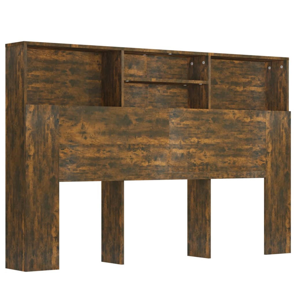 Hoofdbordkast 160X19X103,5 Cm Gerookt Eikenkleurig