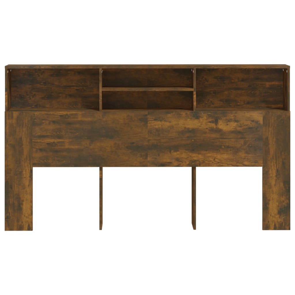 Hoofdbordkast 180X19X103,5 Cm Gerookt Eikenkleurig