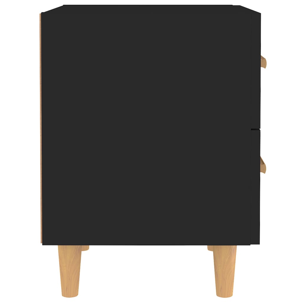 Nachtkastjes 2 St 40X35X47,5 Cm Zwart