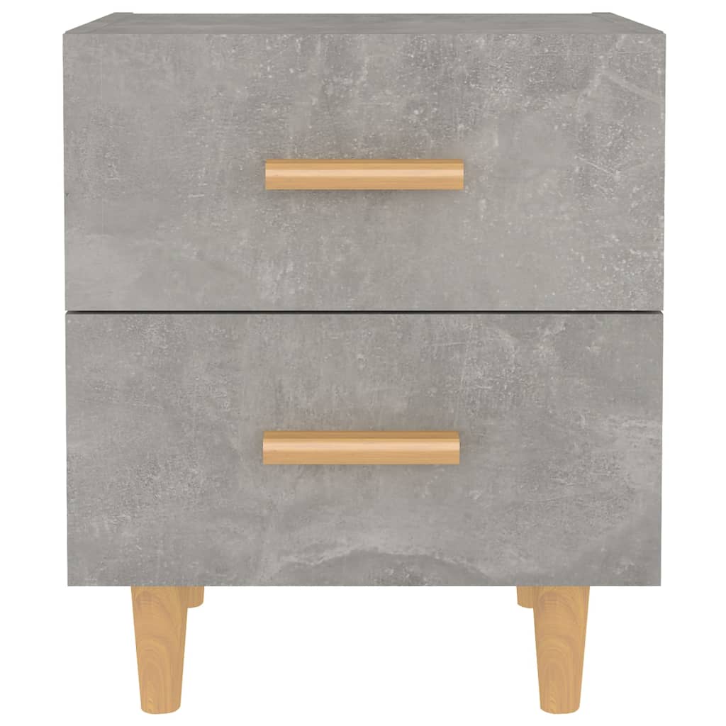 Nachtkastjes 2 St 40X35X47,5 Cm Betongrijs