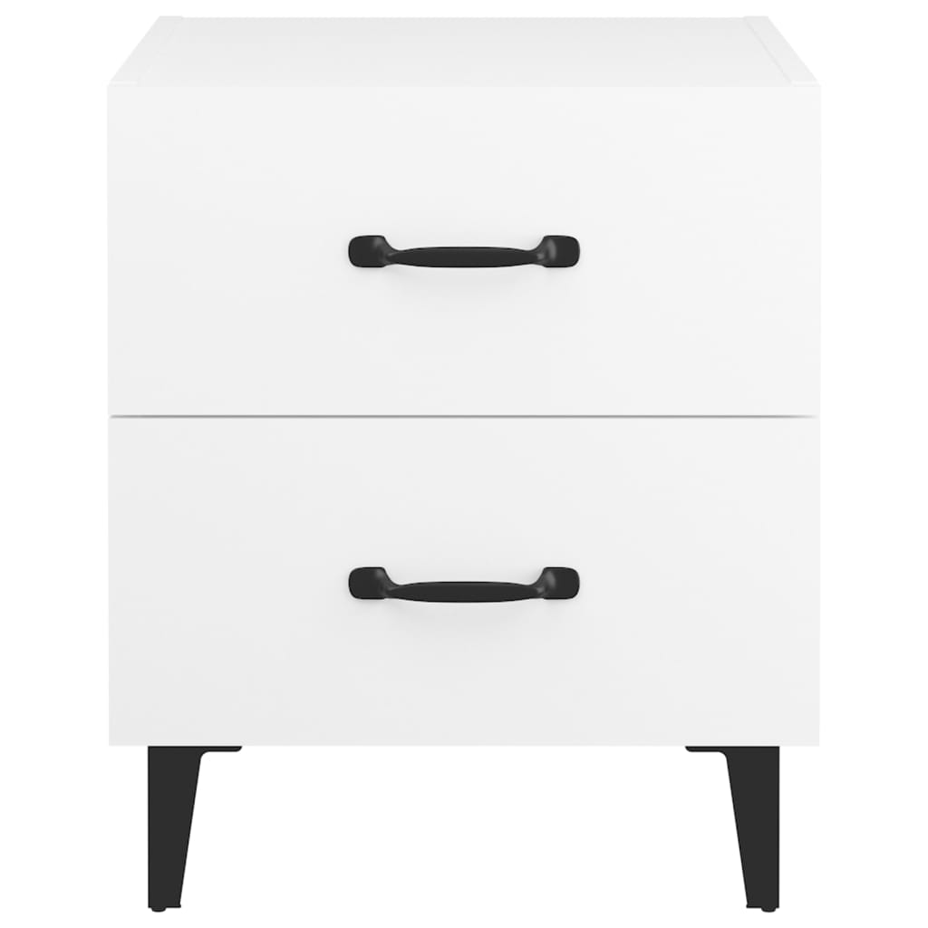 Nachtkastjes 2 St 40X35X47,5 Cm Wit
