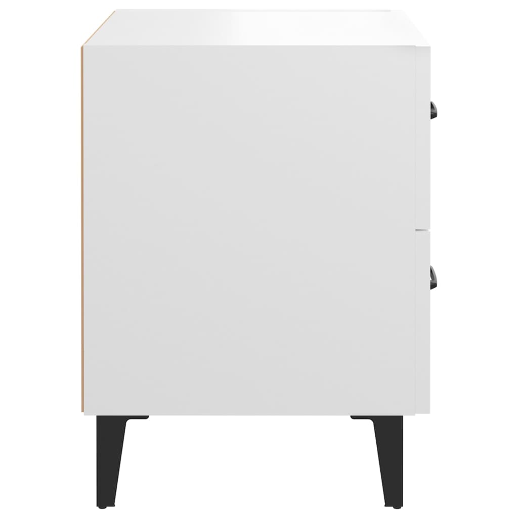 Nachtkastjes 2 St 40X35X47,5 Cm Wit