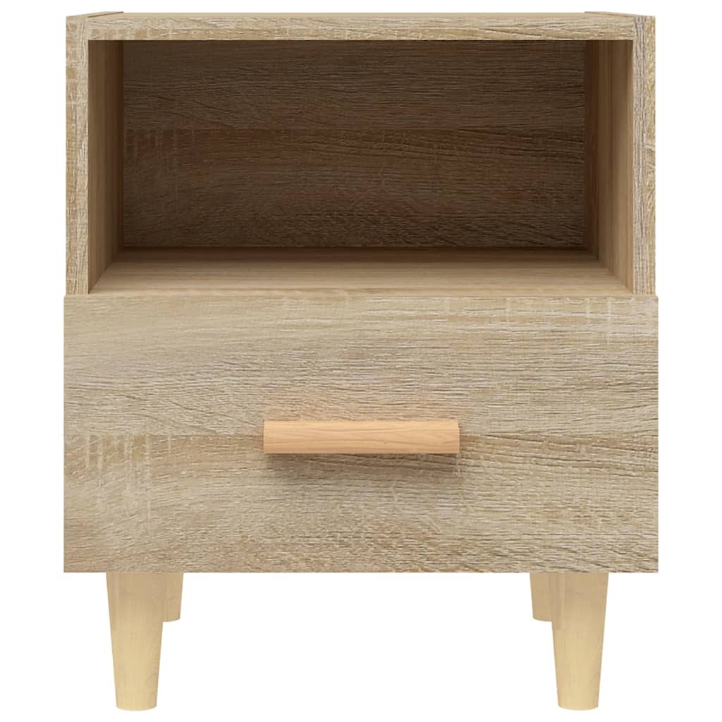 Nachtkastjes 2 St 40X35X47 Cm Sonoma Eikenkleurig