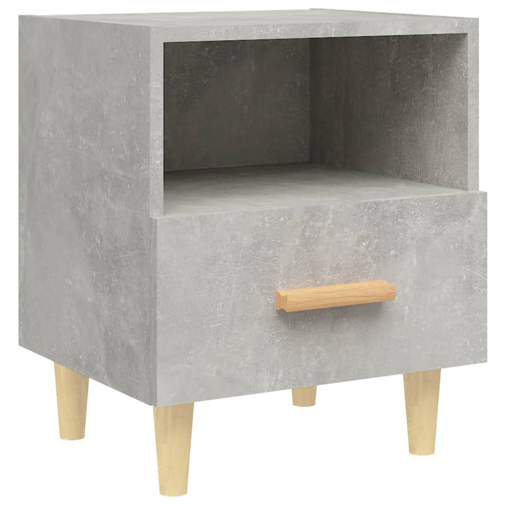 Nachtkastjes 2 St 40X35X47 Cm Betongrijs