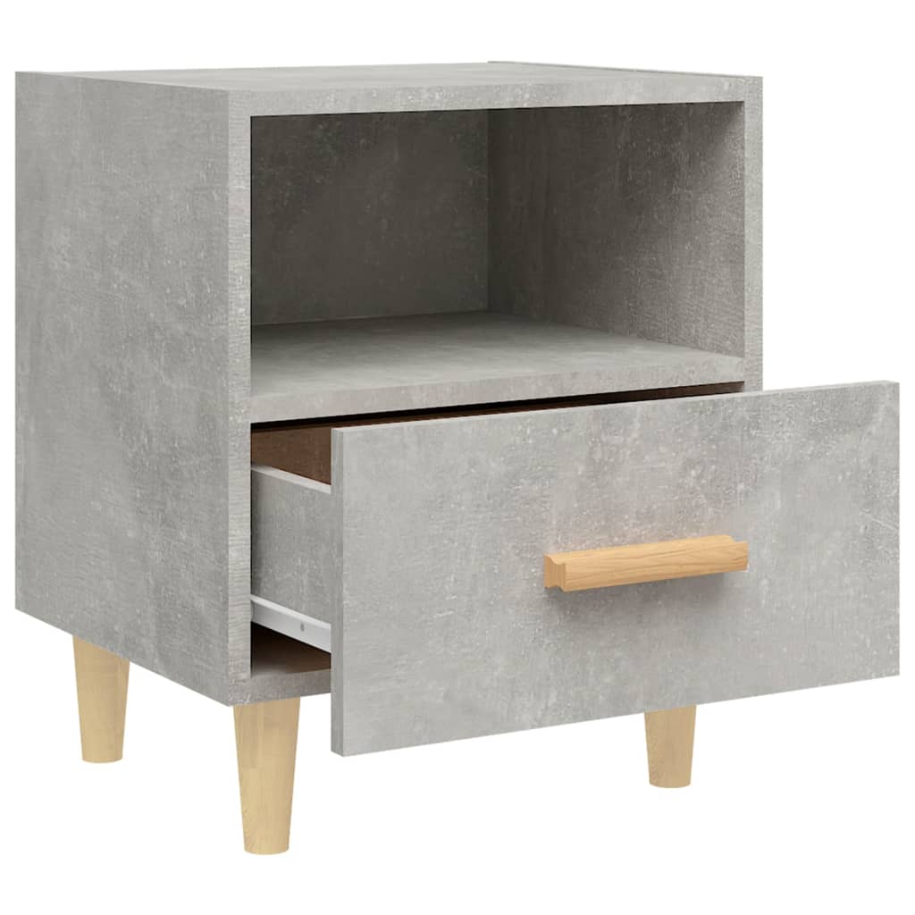 Nachtkastjes 2 St 40X35X47 Cm Betongrijs