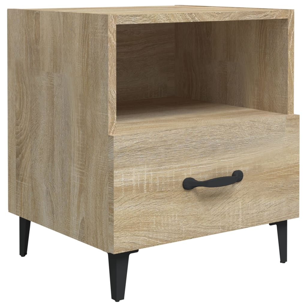 Nachtkastjes 2 St Bewerkt Hout Sonoma Eikenkleurig