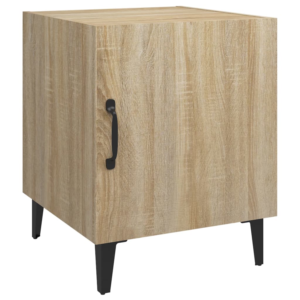 Nachtkastjes 2 St Bewerkt Hout Sonoma Eikenkleurig