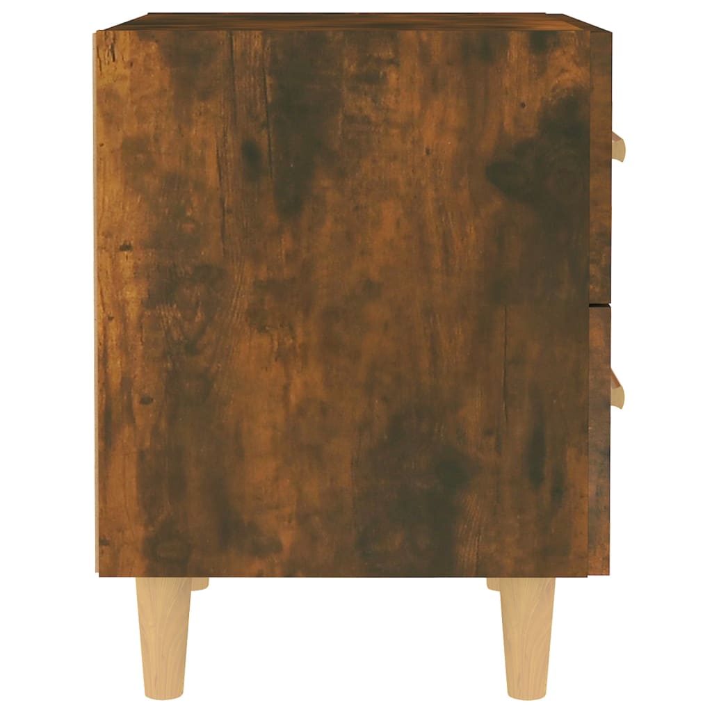 Nachtkastje 40X35X47,5 Cm Gerookt Eikenkleurig