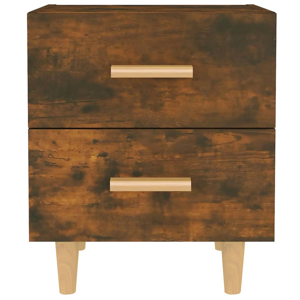 Nachtkastjes 2 St 40X35X47,5 Cm Gerookt Eikenkleurig