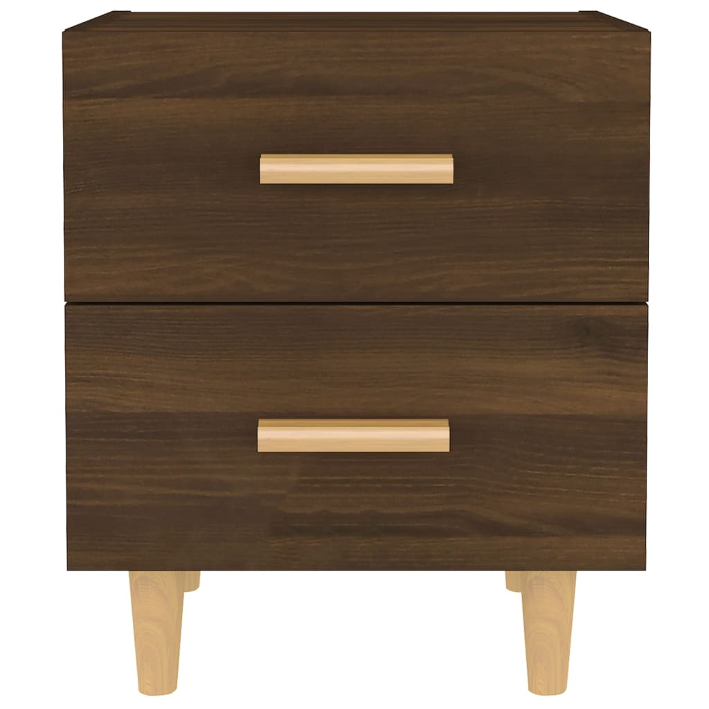 Nachtkastjes 2 St 40X35X47,5 Cm Bruineikenkleurig